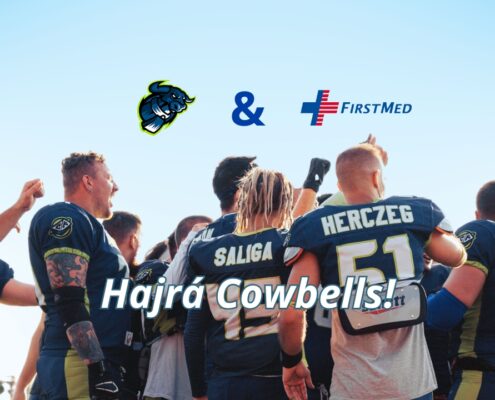 A FirstMed szponzorálja a Csepel TC Cowbells, amerikai futballcsapatot Budapesten, a Magyar Futball Liga tagját